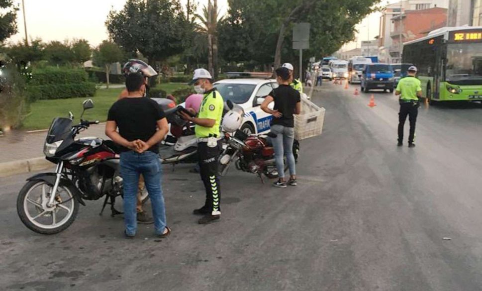  motosiklet ve motorlu bisiklet denetimi gerçekleştirildi