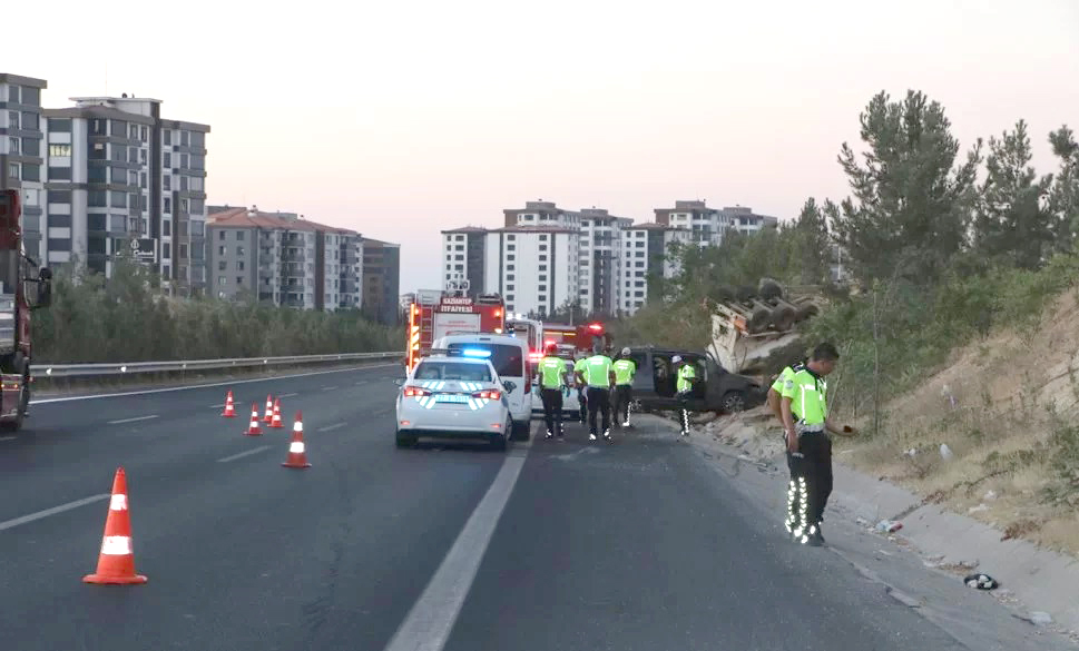 gaziantep’te kaza: bir ölü 3 yaralı