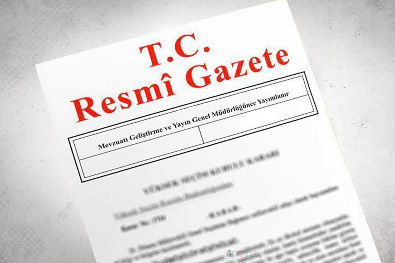 Resmi Gazete’de yayımlanan atama