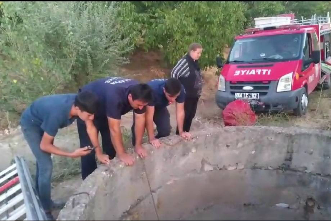 Malatya’da 15 metre derinlikteki