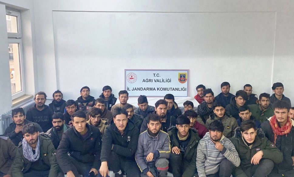  36 afgan göçmen yakalandı