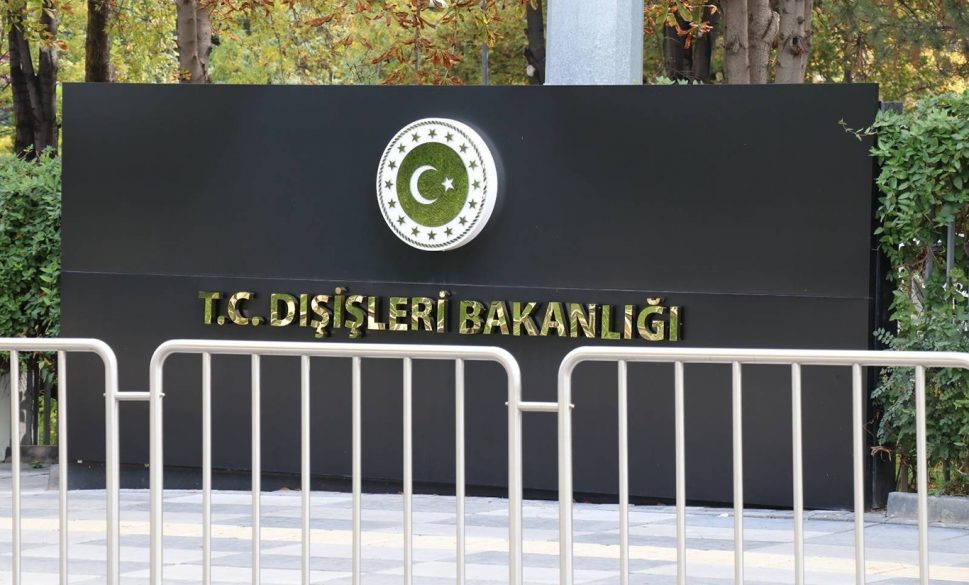 dışişleri bakanlığından i̇srail’e kınama