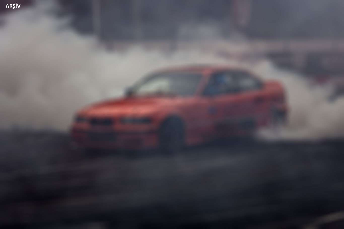 İstanbul’da, drift yapan sürücüye