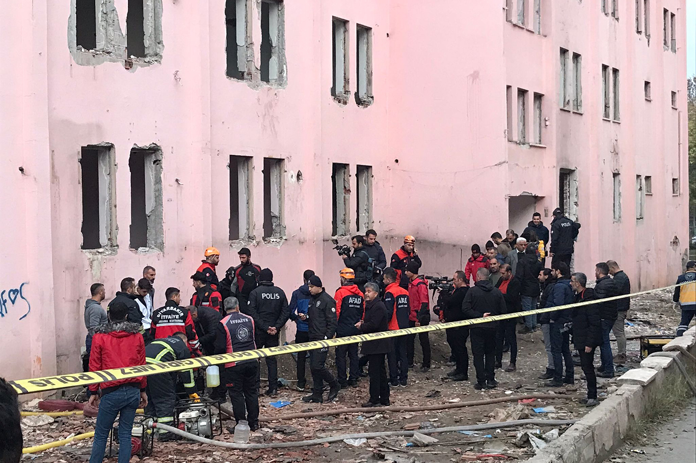 Diyarbakır’da bulunan ağır hasarlı