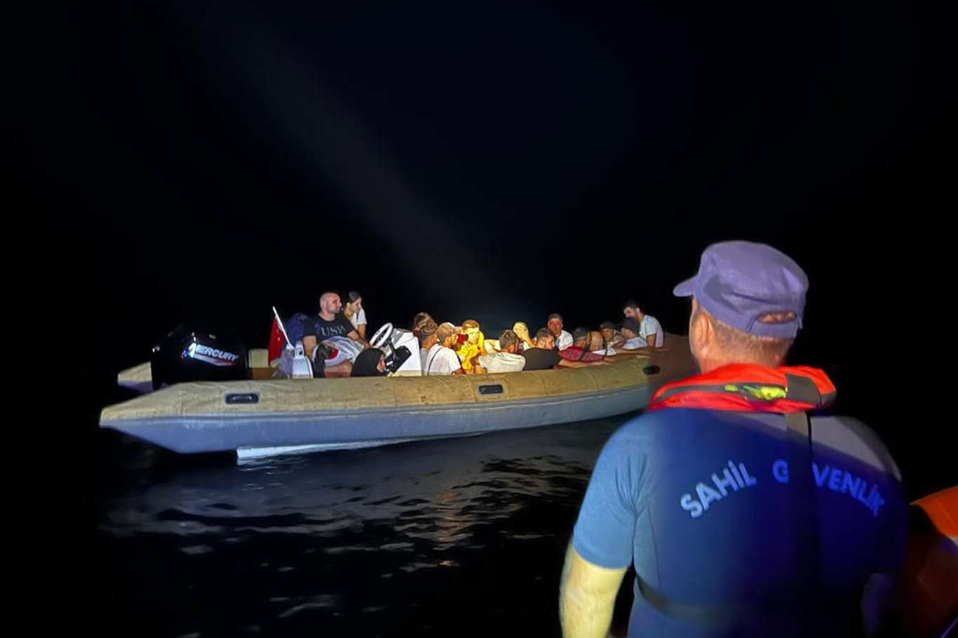 Muğla’nın Datça ilçesi açıklarında,