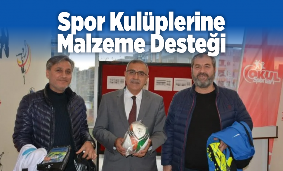 spor kulüpleri̇ne malzeme desteği̇