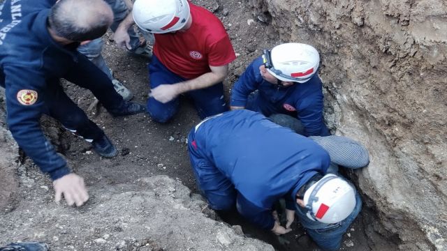 Şanlıurfa’nın Haliliye ilçesinde, kazı