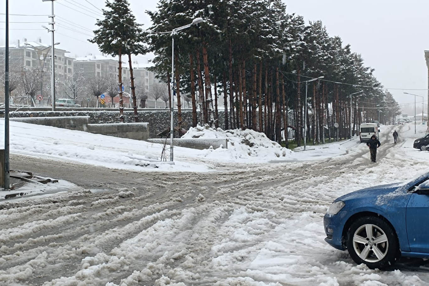 Etkili olan yoğun kar