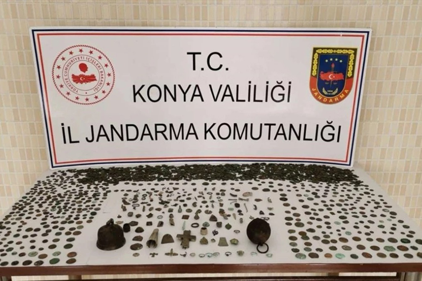 Konya’da düzenlenen operasyonda, tarihi