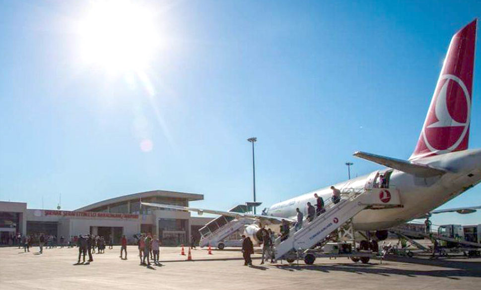 Şerafettin Elçi Havalimanı mayıs ayında 34 bin 422 yolcu taşıdı