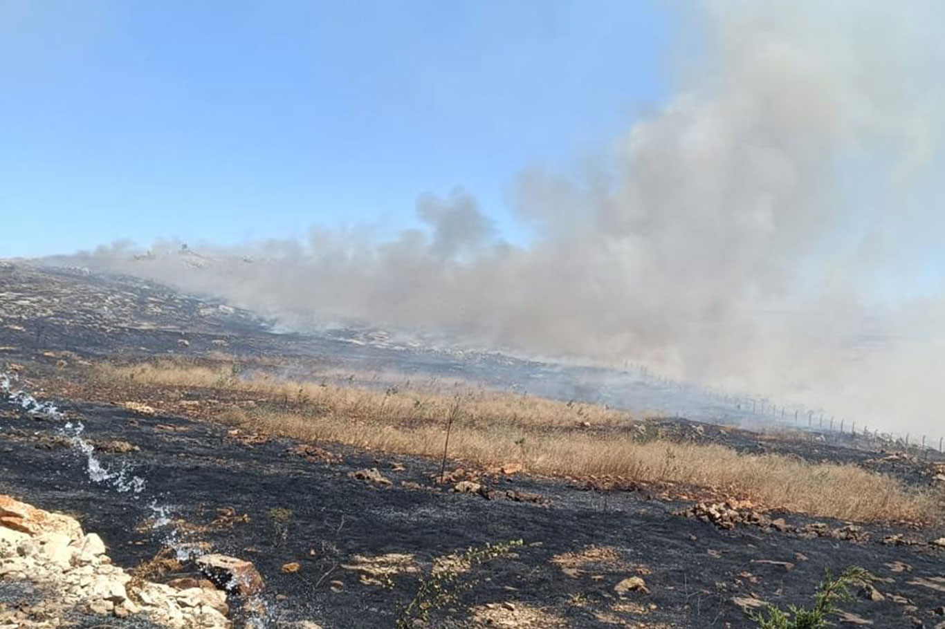 Diyarbakır’ın Silvan ilçesinde alev