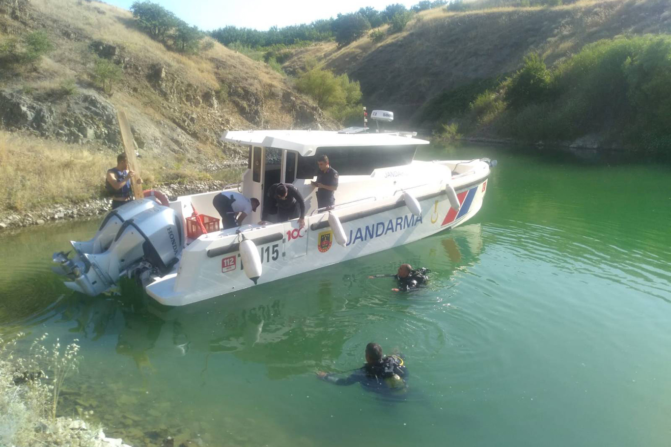 Malatya’da, serinlemek amacıyla baraj