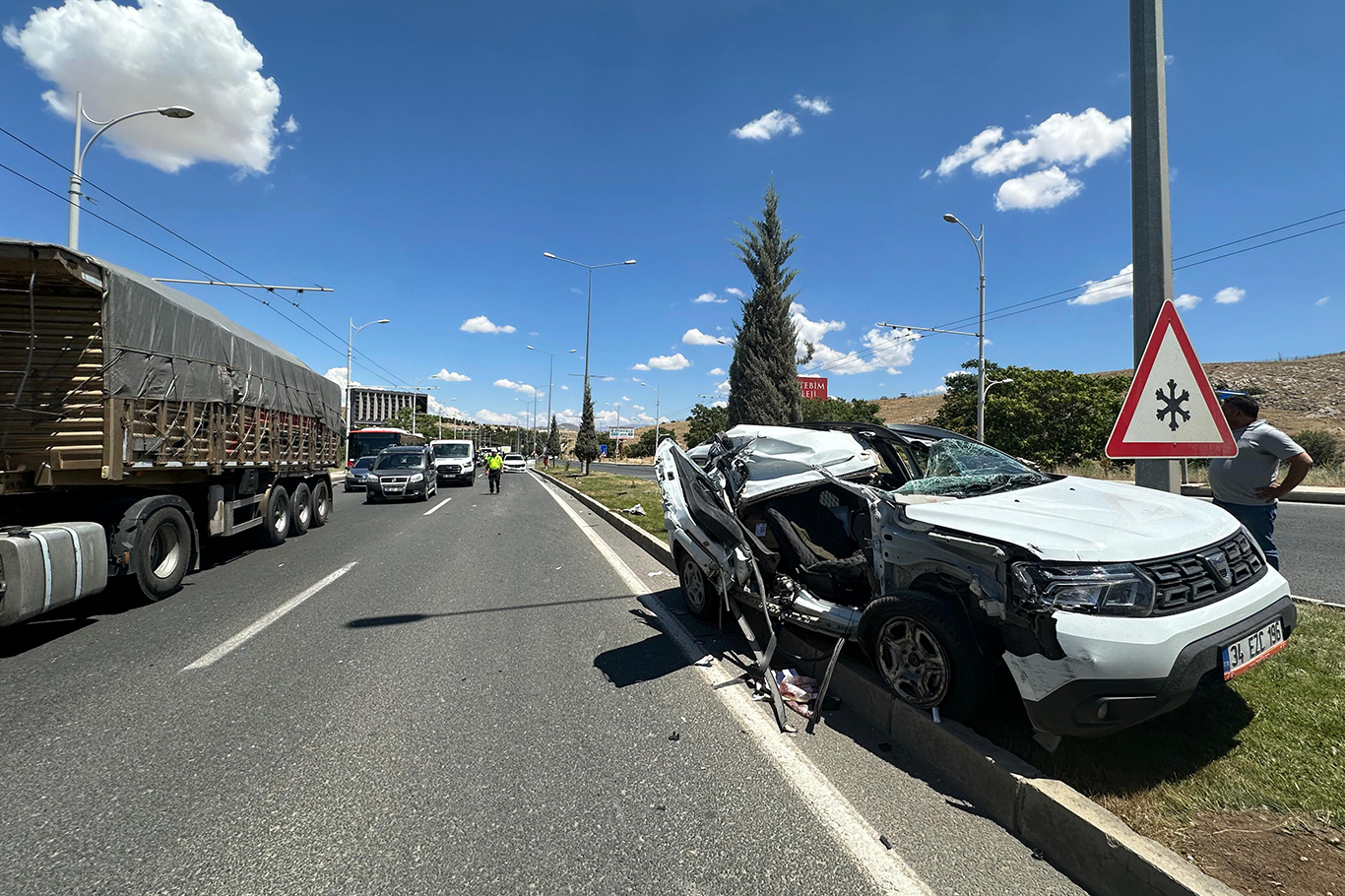 Malatya Battalgazi ilçesinde sürücüsünün