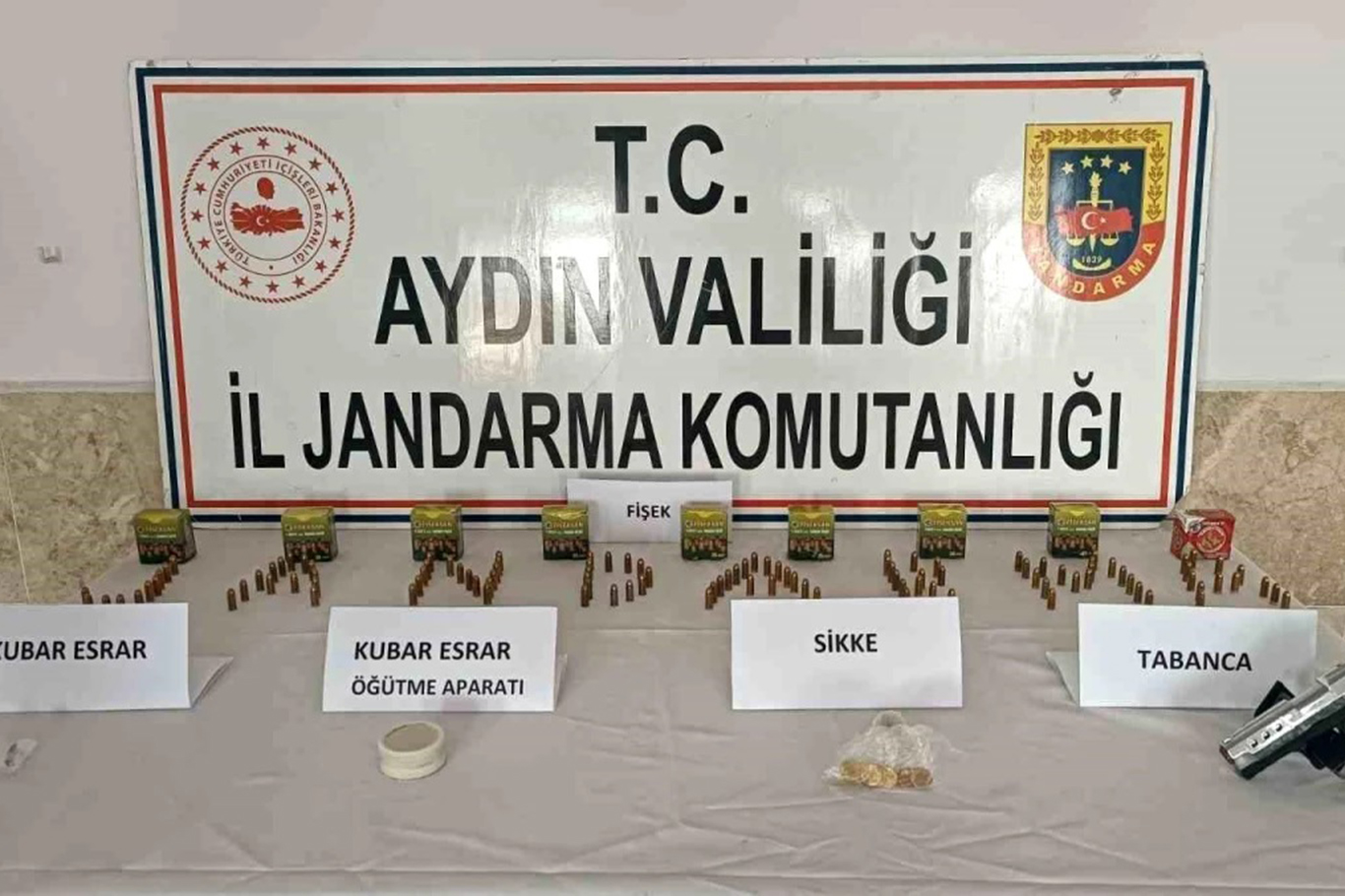 Aydın’ın Nazilli ilçesinde jandarma