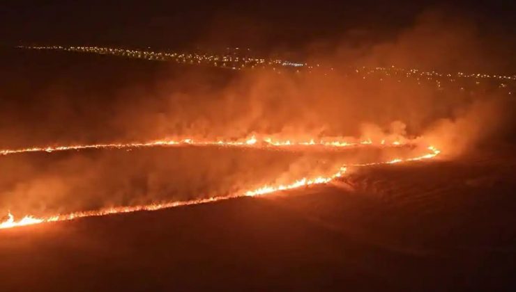 diyarbakır’da anız yangını