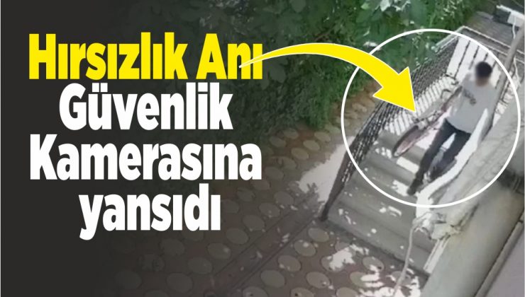 hırsızlık anı güvenlik kamerasına yansıdı