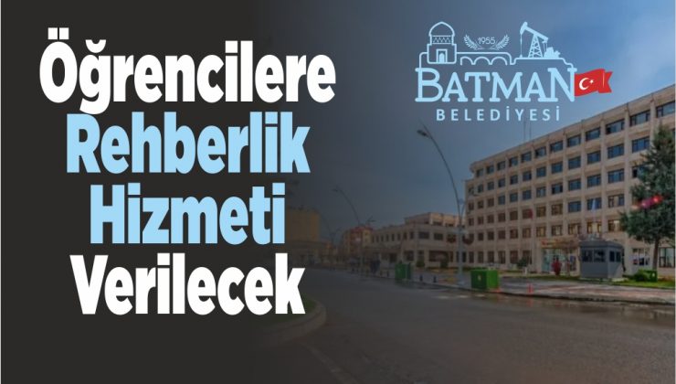 öğrencilere rehberlik hizmeti verecek