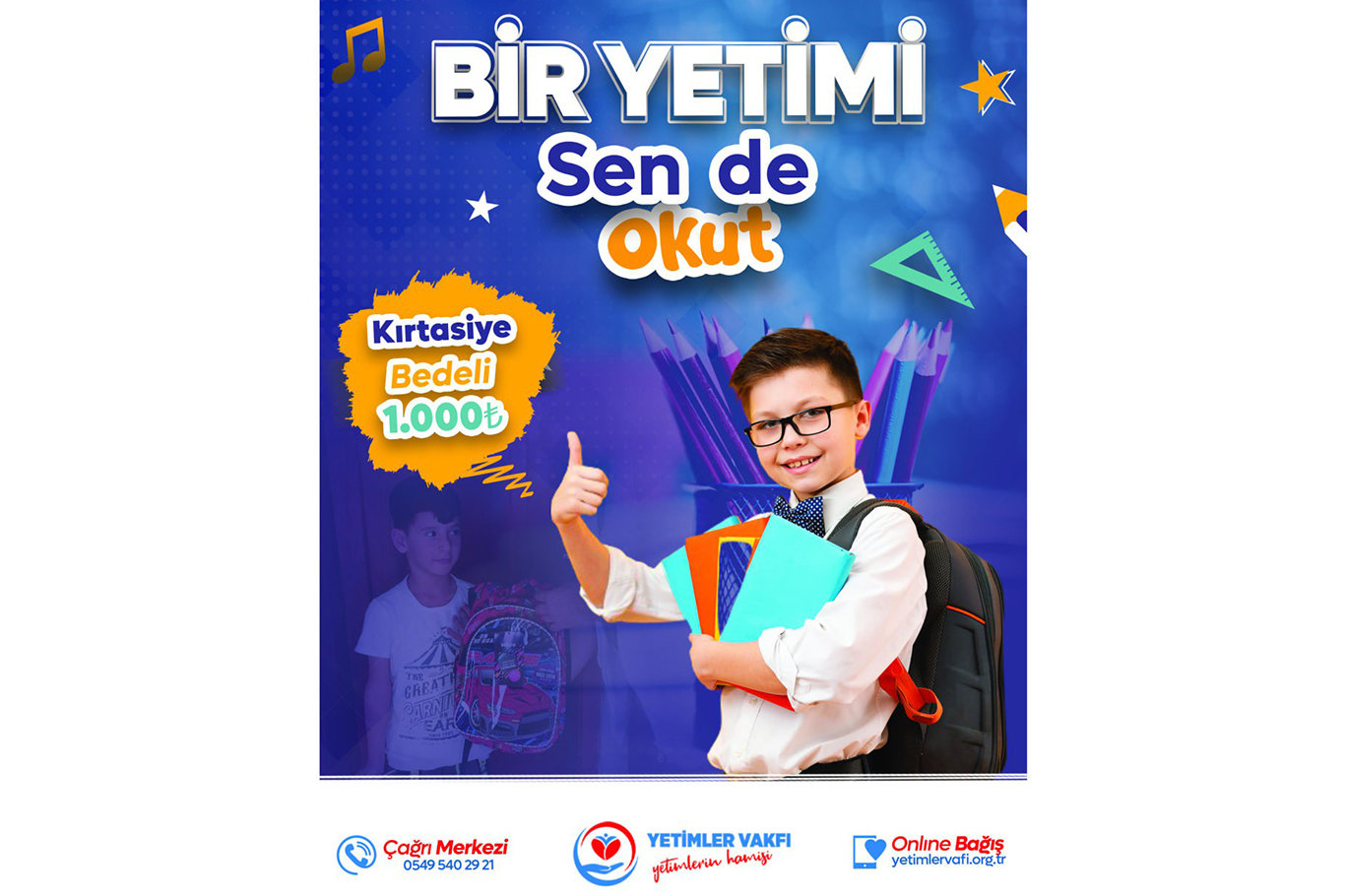 Yetimler Vakfı, yetim öğrencilerin