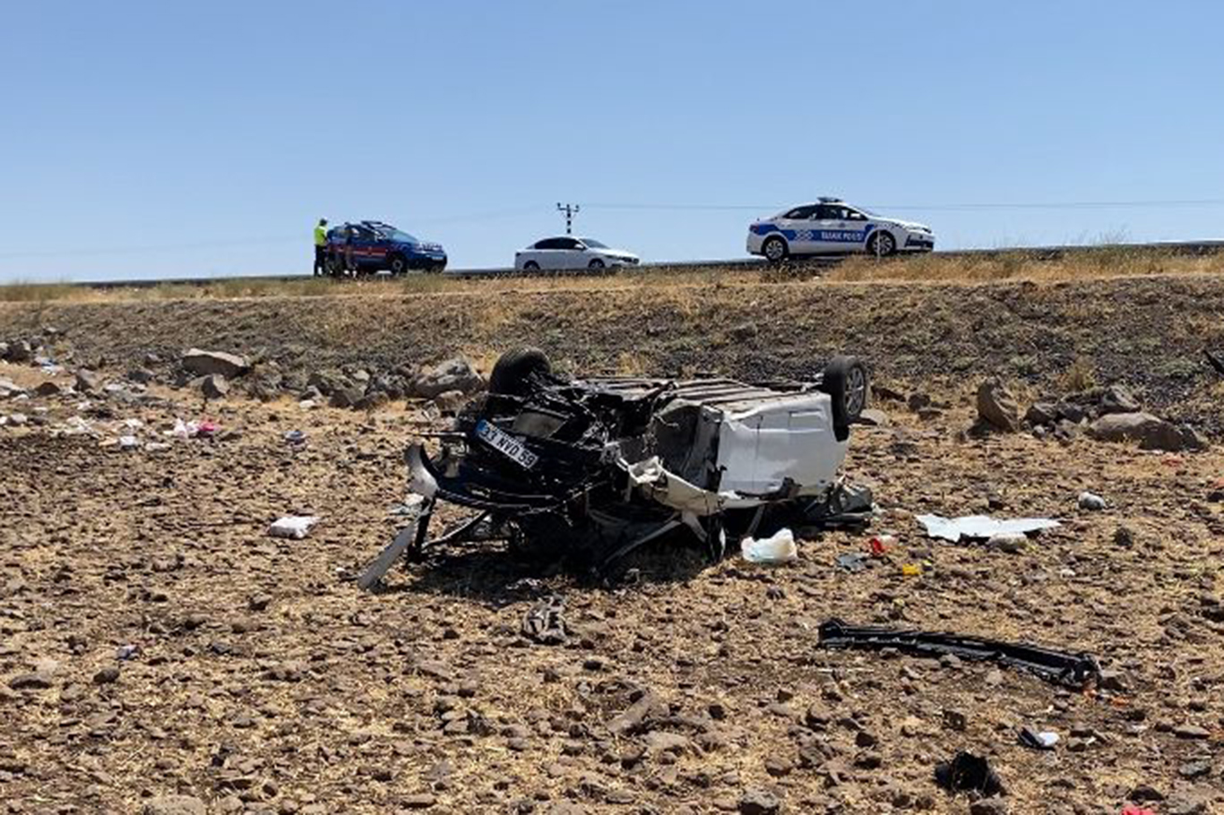 Şanlıurfa’nın Siverek ilçesinde yaşanan trafik kazasında 1 kişi