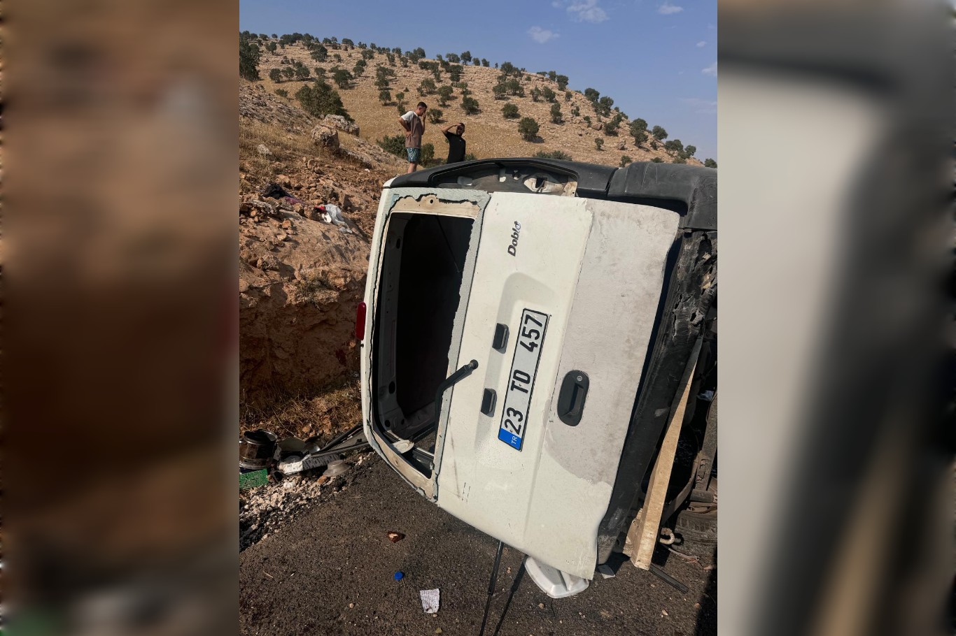 Mardin’in Mazıdağı ilçesinde sürücüsünün