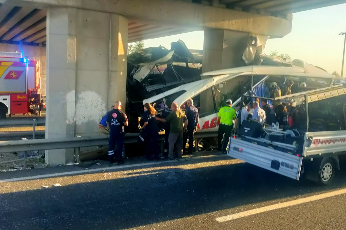 Ankara’nın Polatlı ilçesinde yolcu