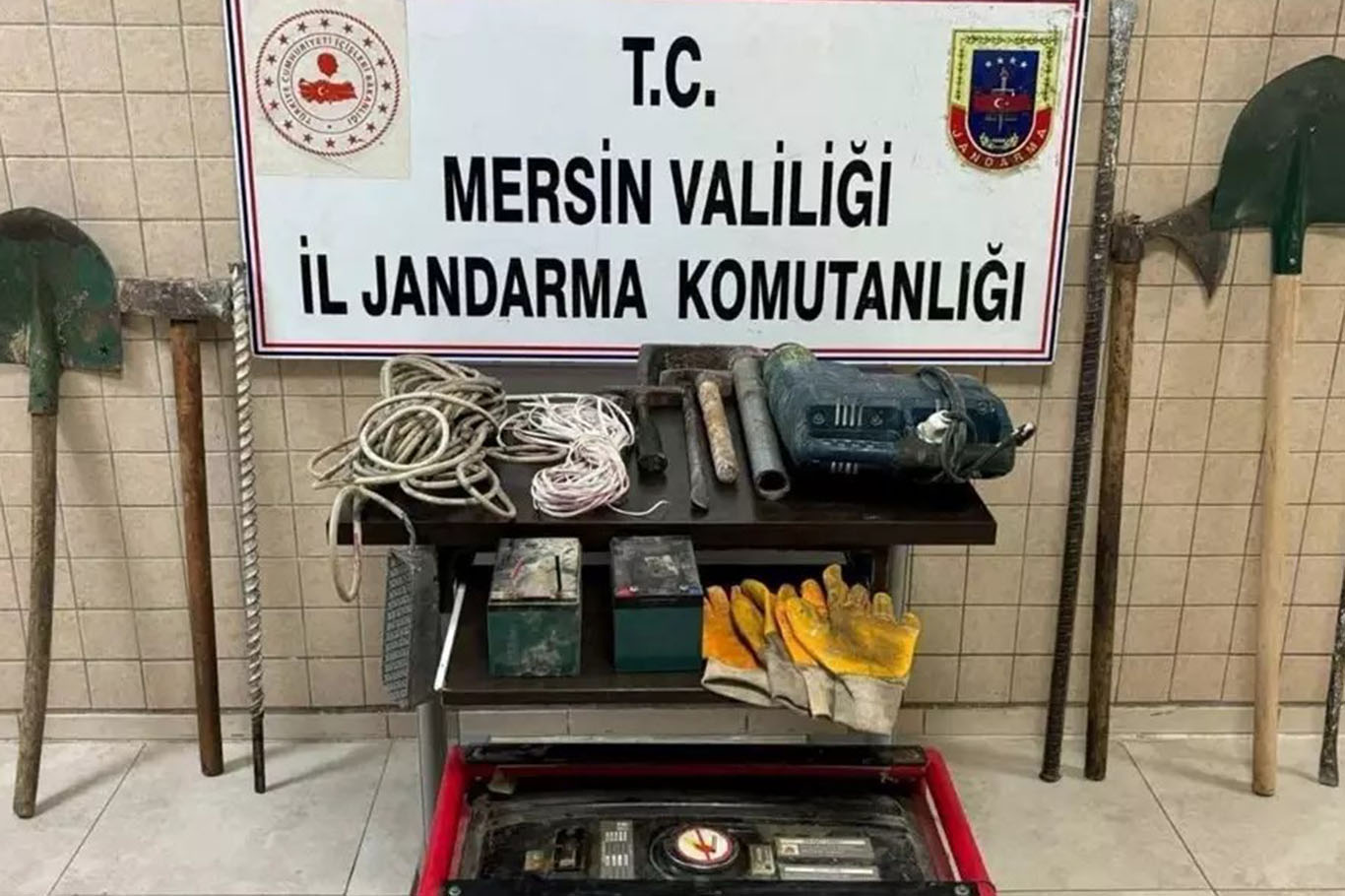 Mersin’de tarihi eser için