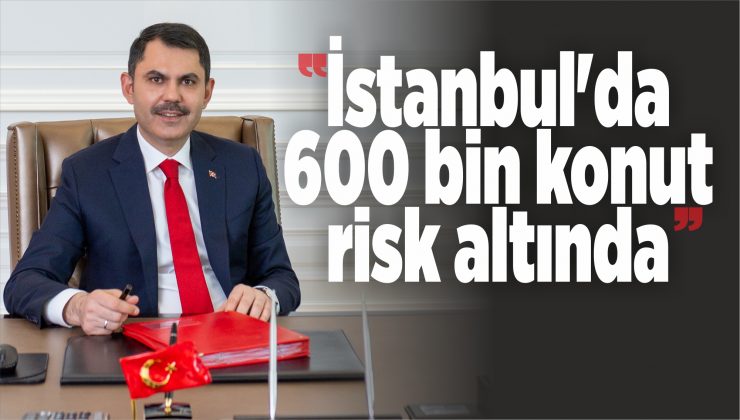 i̇stanbul’da 600 bin konut risk altında