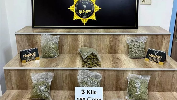 3.15 kilogram sentetik uyuşturucu ele geçirildi