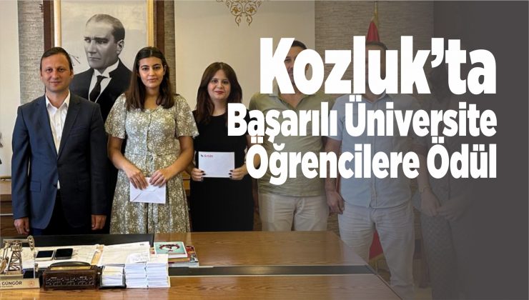 kozluk’ta başarılı üniversite öğrencilere ödül