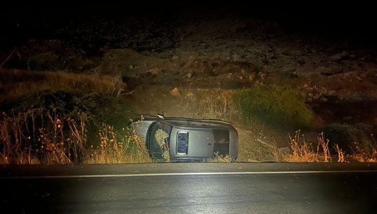 mardin’de otomobil devrildi: 8 yaralı