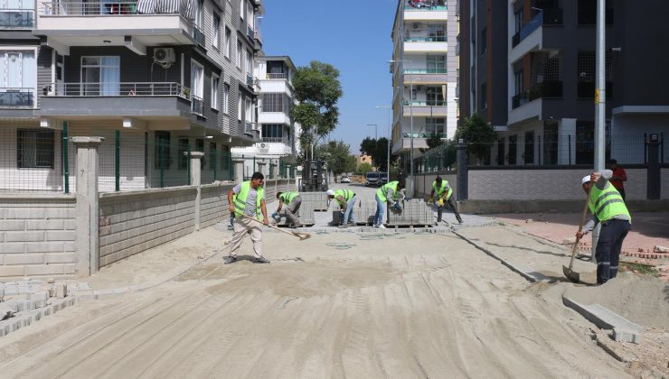 i̇ki̇ mahallede yol yapim çalişmalari başladi