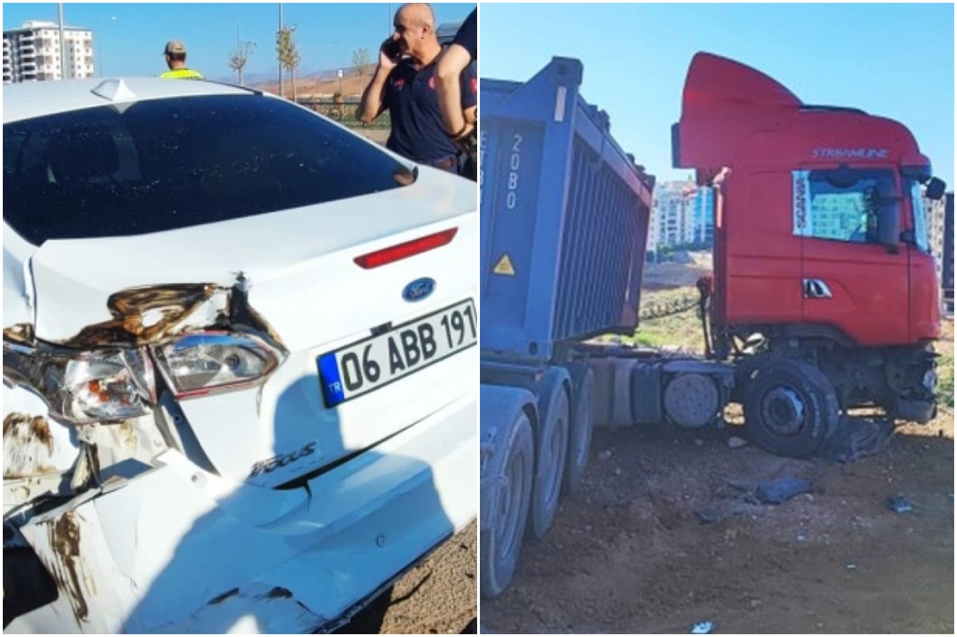 Siirt Çevre Yolu’nda TIR