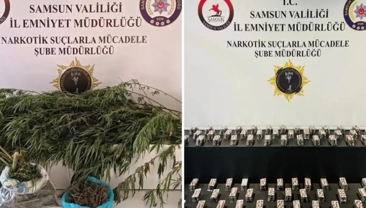 8 kilo 571 gram kubar esrar ele geçirildi