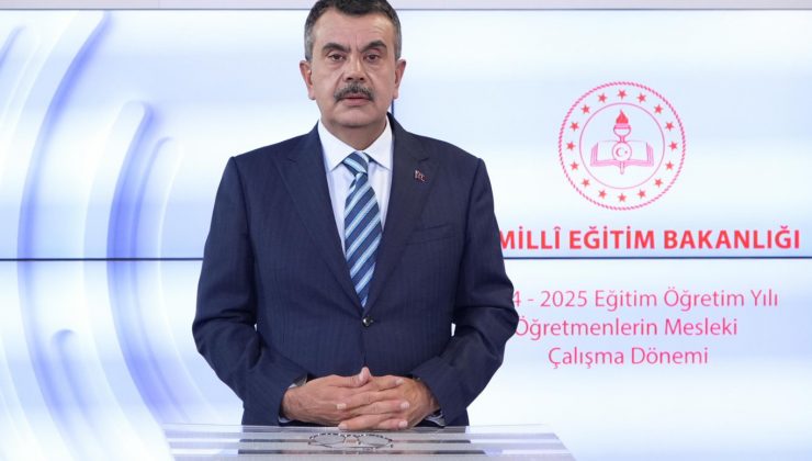 bakan tekin mesleki çalışma döneminde öğretmenlere hitap etti