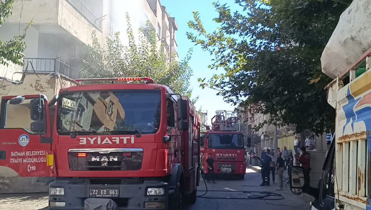 evde çıkan yangın maddi hasara yol açtı