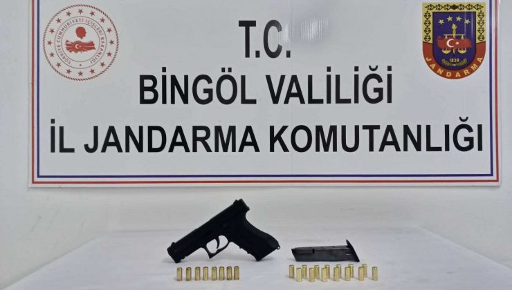 aramada 2 adet tabanca ele geçirildi