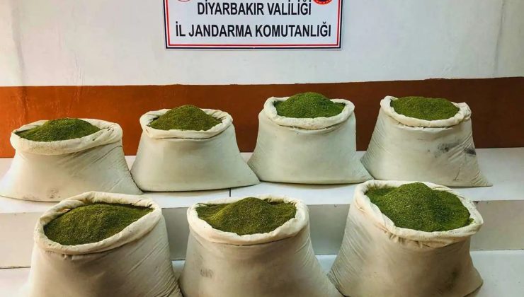 diyarbakır’da 120 kilogram kubar esrar ele geçirildi