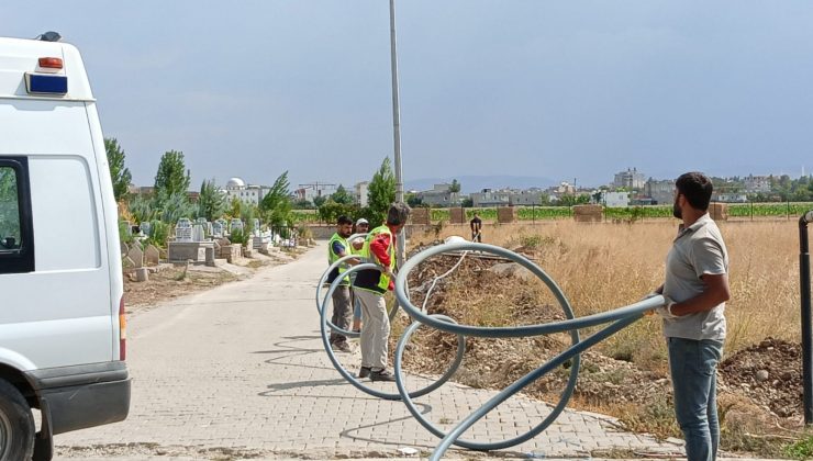 mezarlıklara aydınlatma sistemi