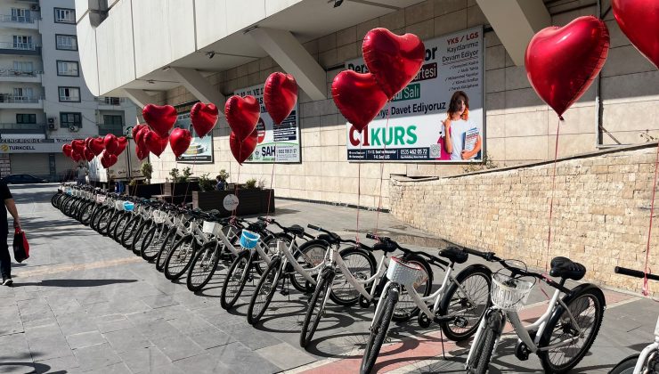 belediyeden bisiklet desteği