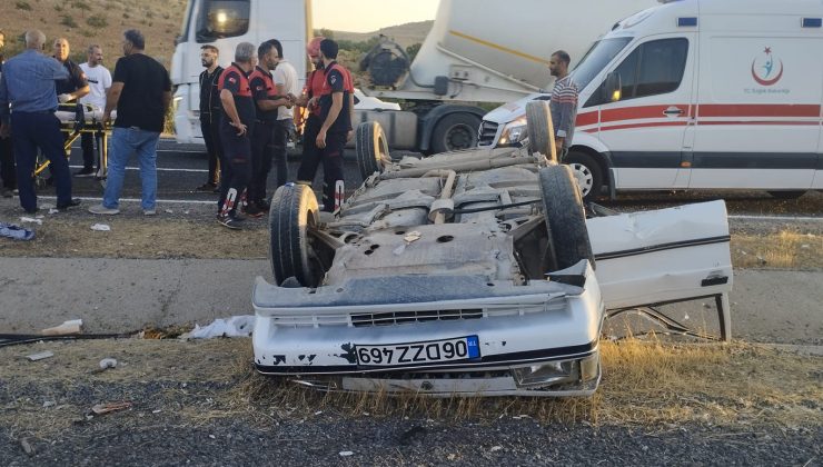 trafik kazası: 2’si çocuk 5 yaralı