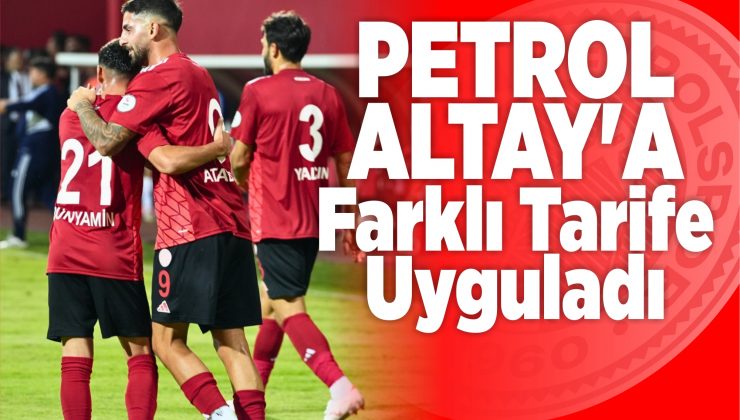 petrolspor’dan altay’a farklı tarife