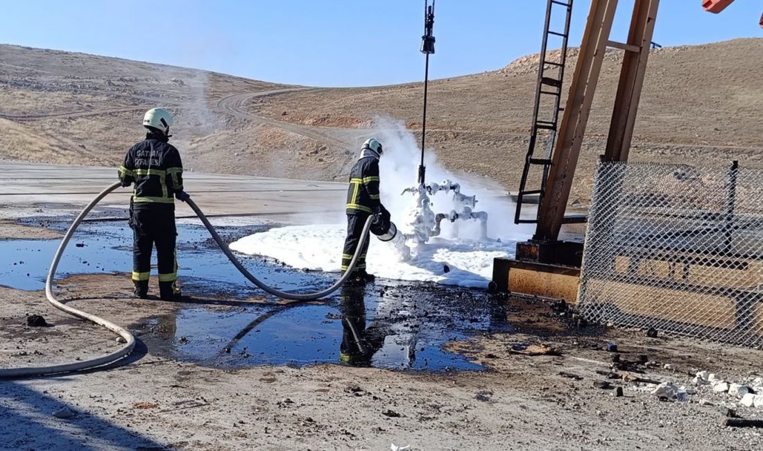 TP Petrol sahasındaki yangına