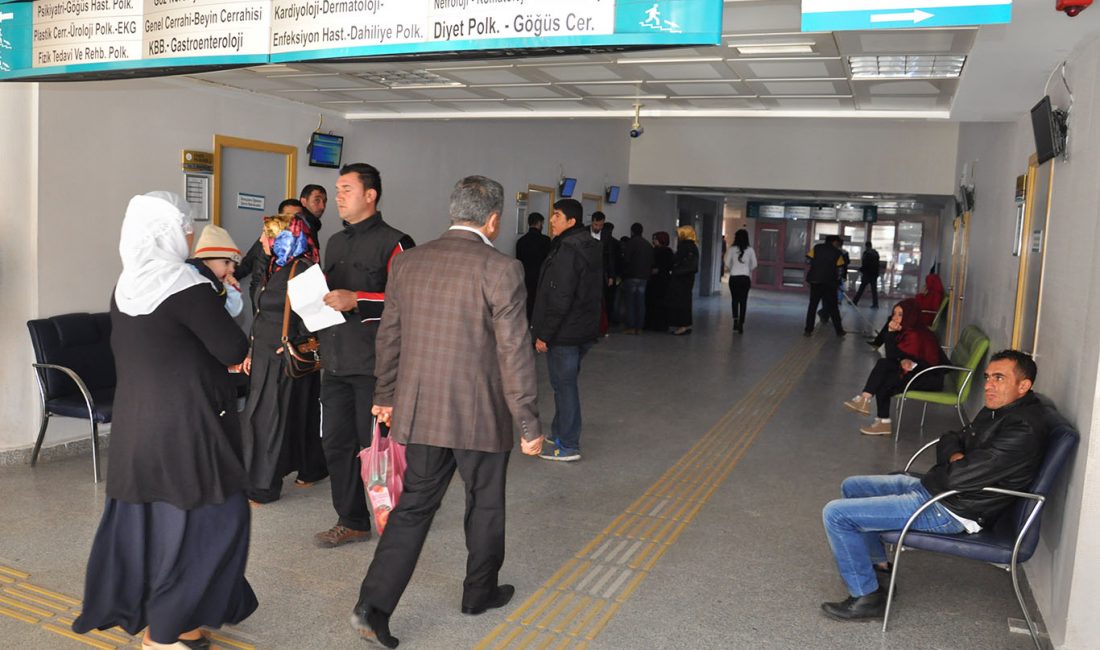 Batman'daki hastanelerdeki yoğunluk ve