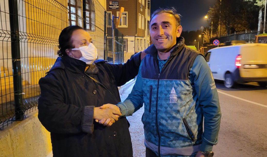 BEYOĞLU'nda temizlik görevlisi olan